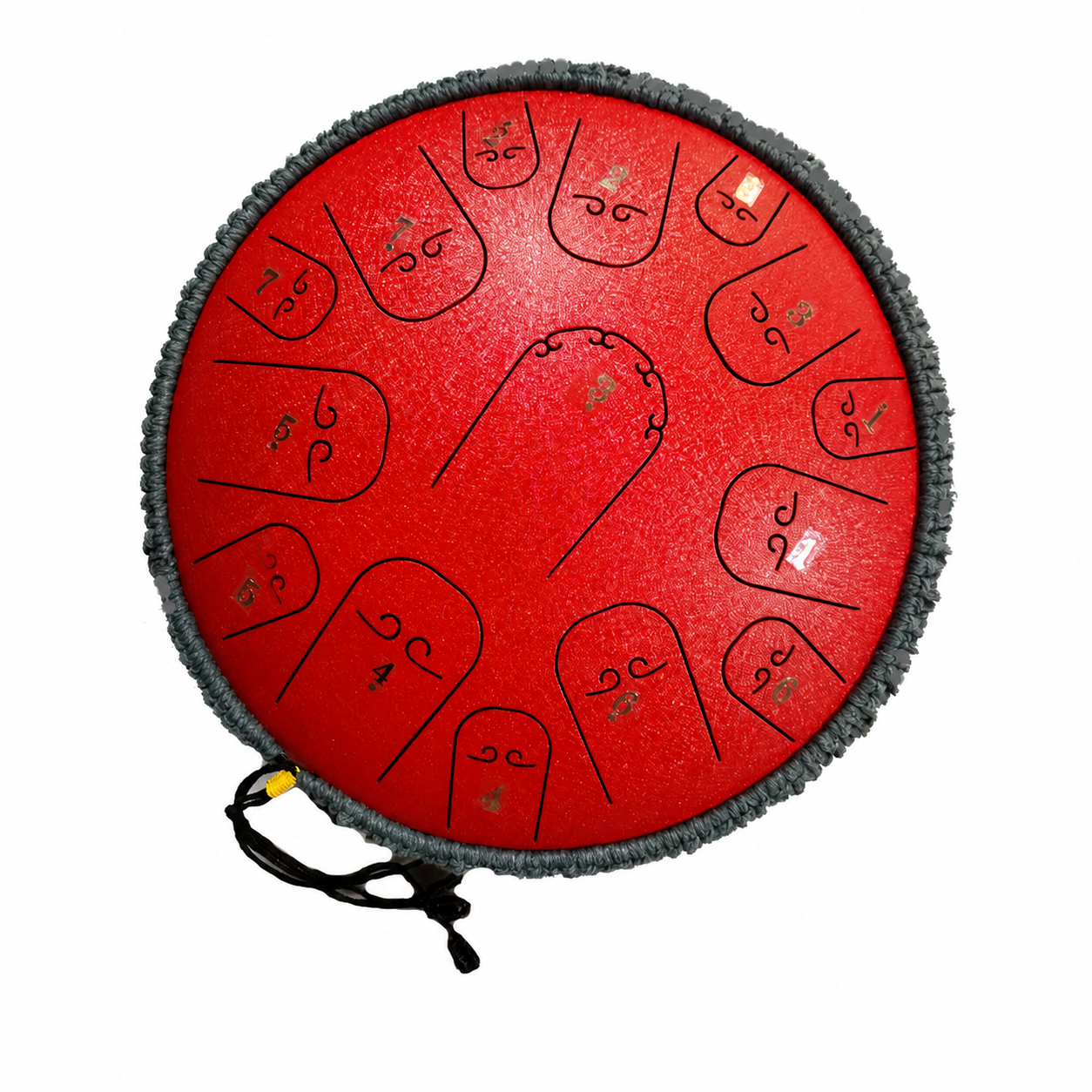 Ethereal Steel Tongue Drum — Handcrafted Worship & Wellness Drum (14-Inch · Key of C· 15-Note)